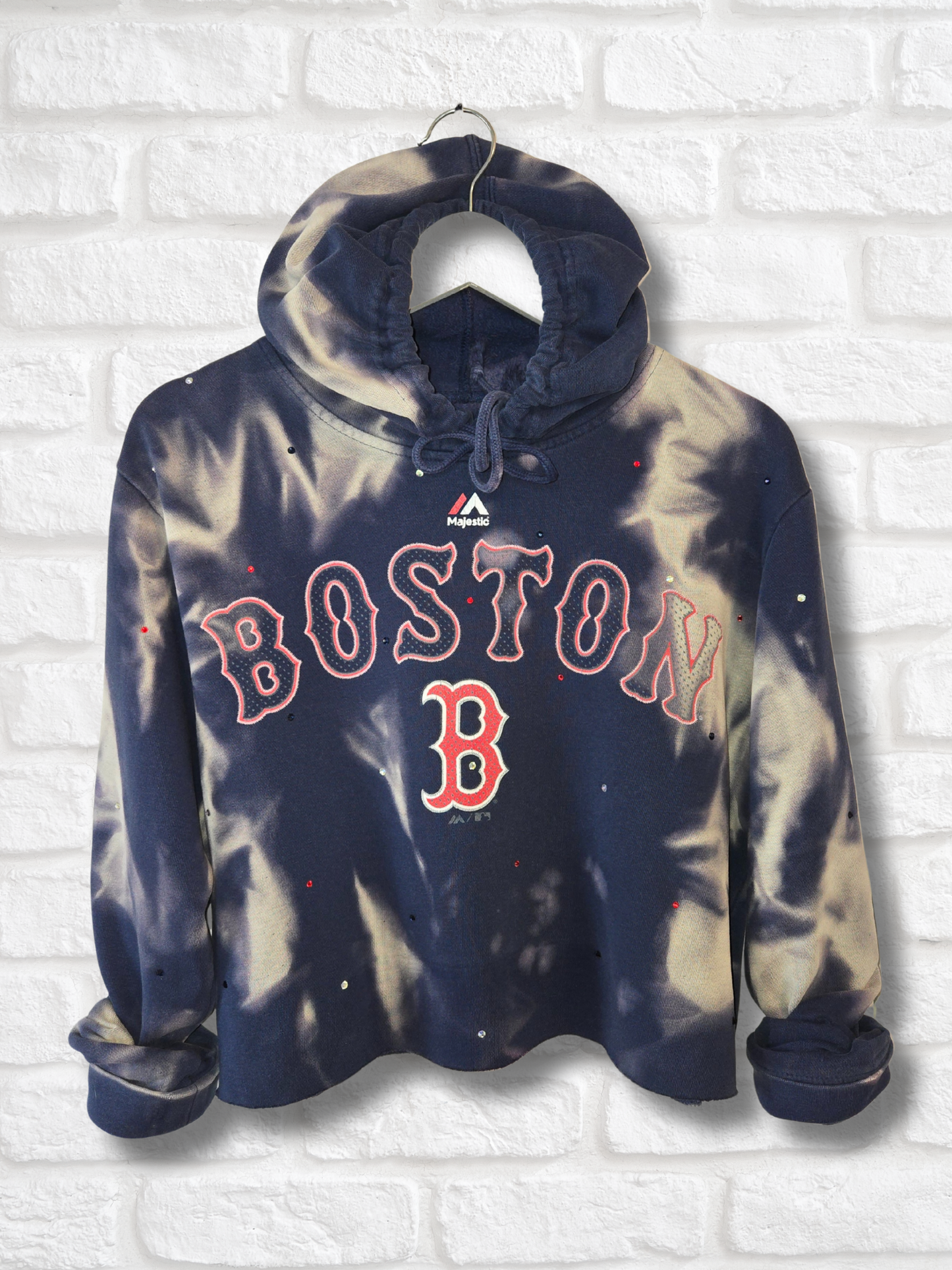 Boston Red Sox Crop Hoodie
