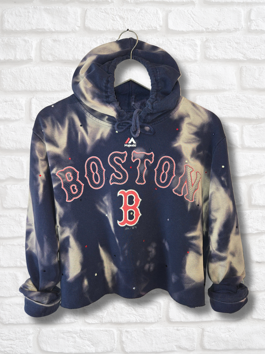 Boston Red Sox Crop Hoodie