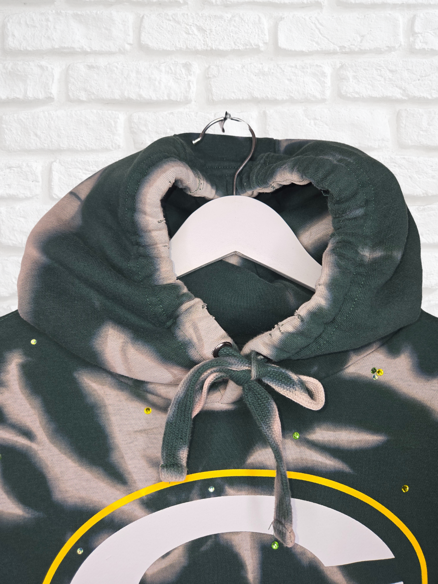 Green Bay Packers Crop Hoodie