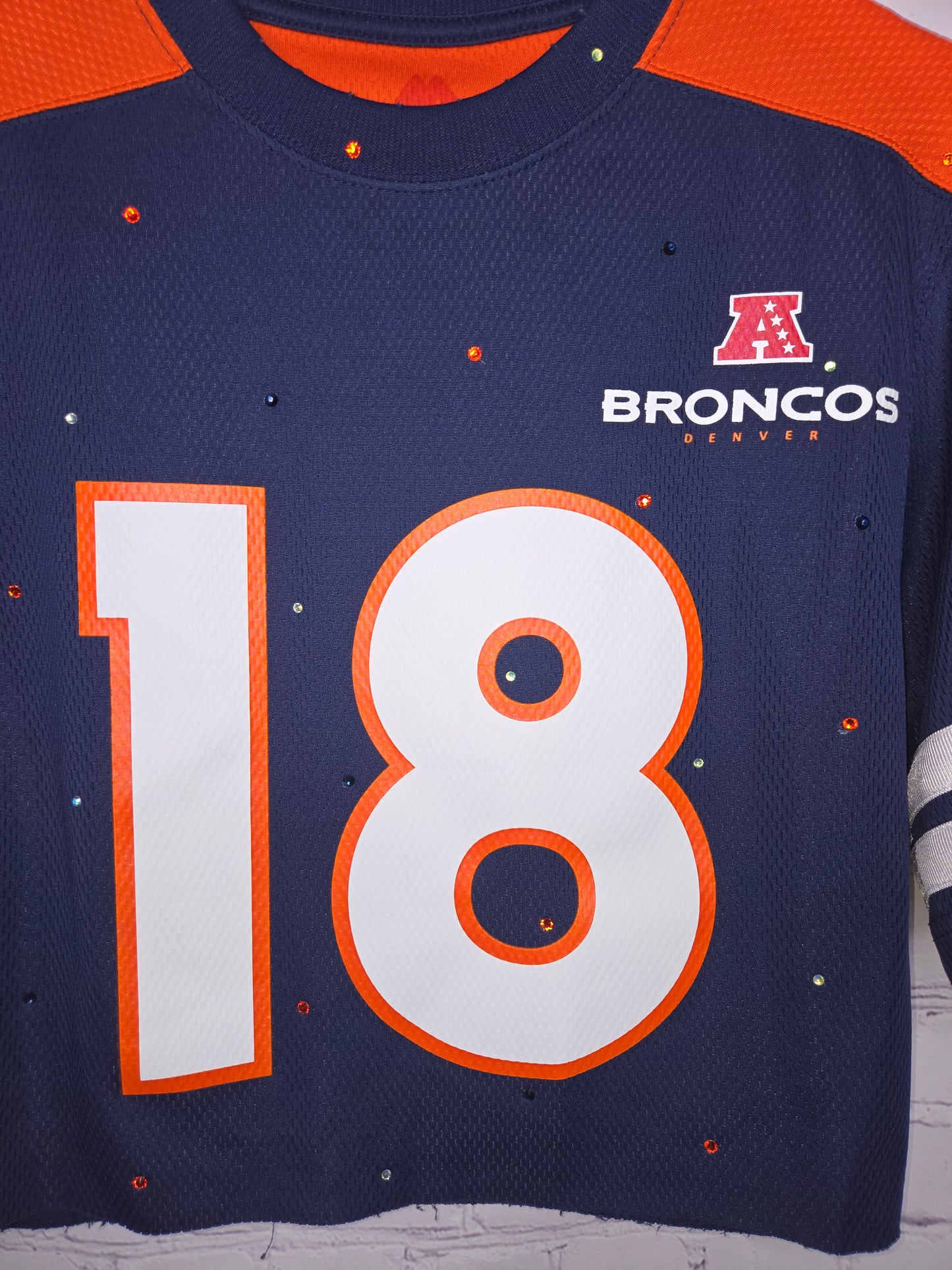 Denver Broncos Crop Jersey