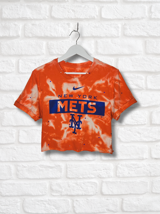 New York Mets Crop Tee