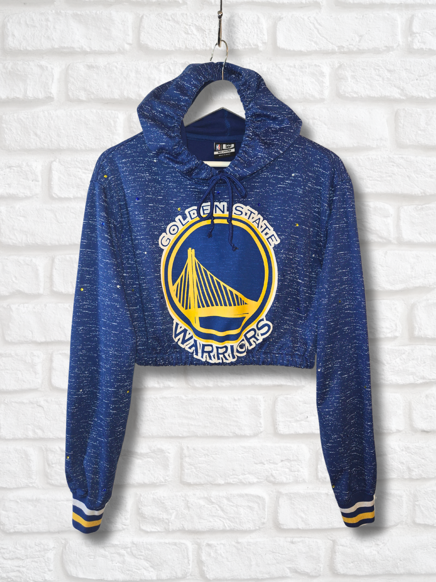 Golden State Warriors Crop Hoodie