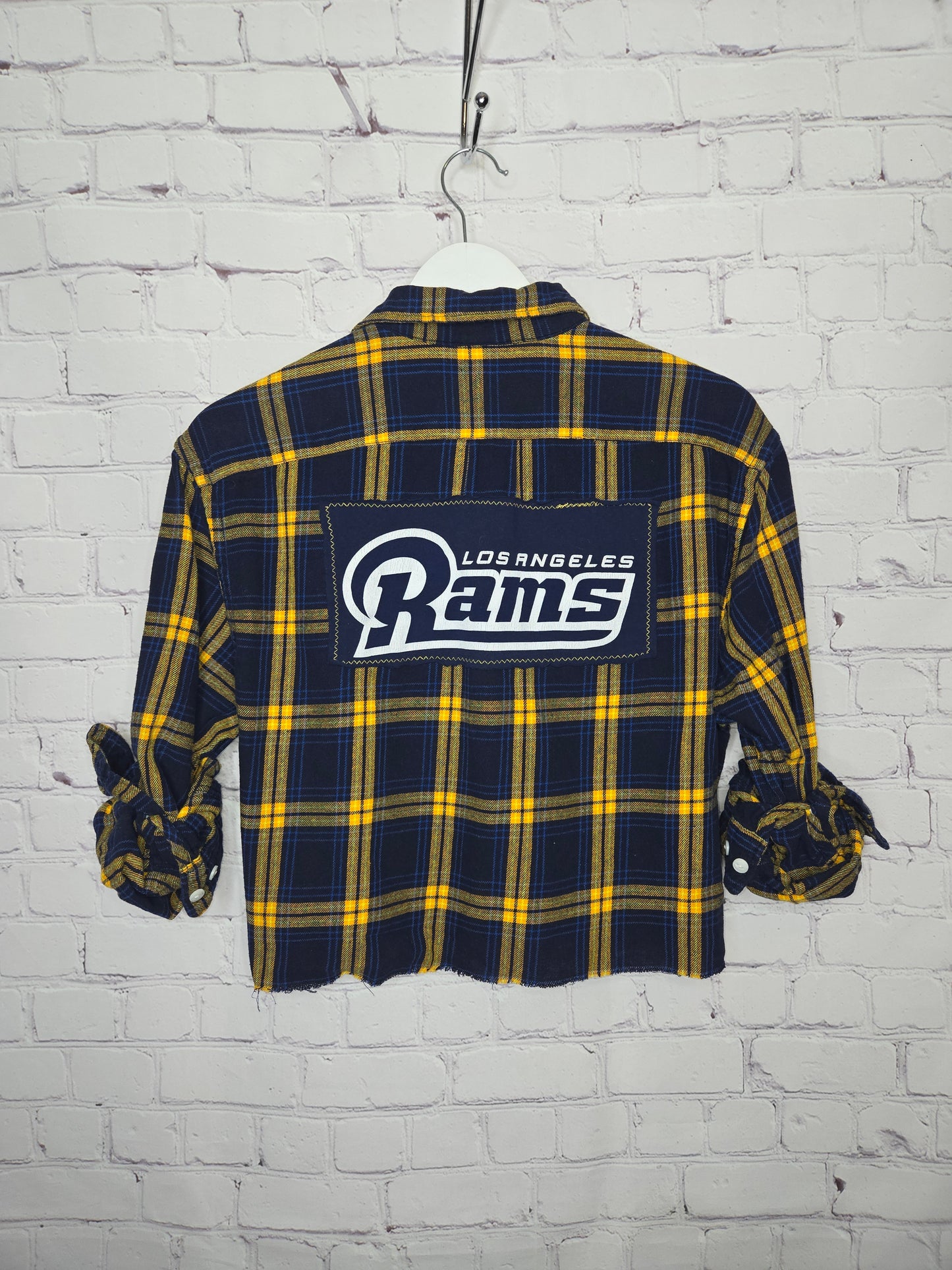 Los Angeles Rams Crop Flannel