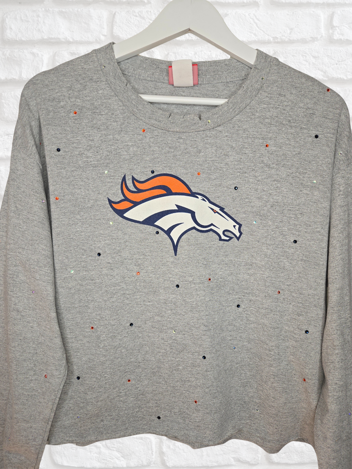 Denver Broncos Crop Tee