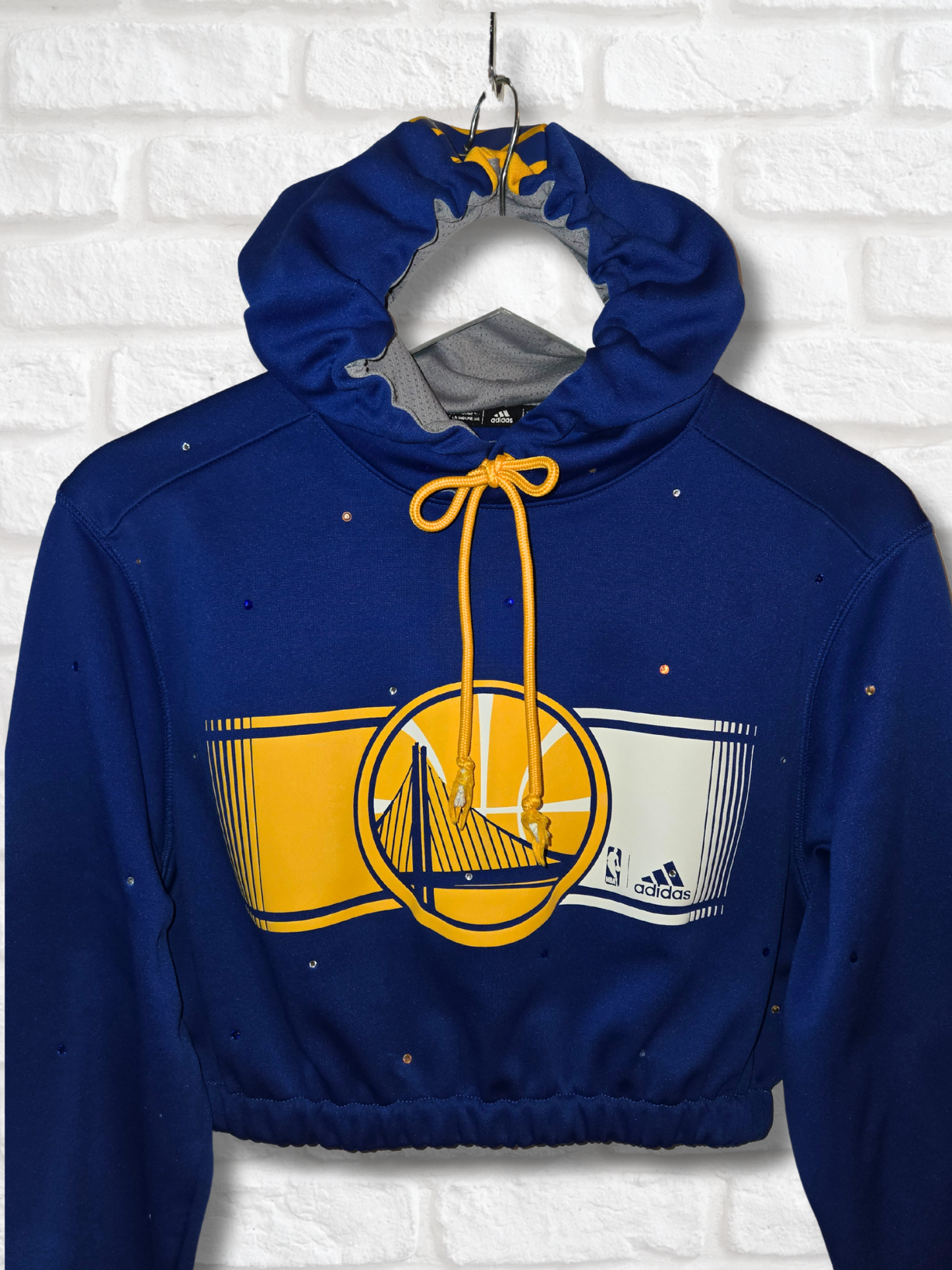 Golden State Warriors Crop Hoodie