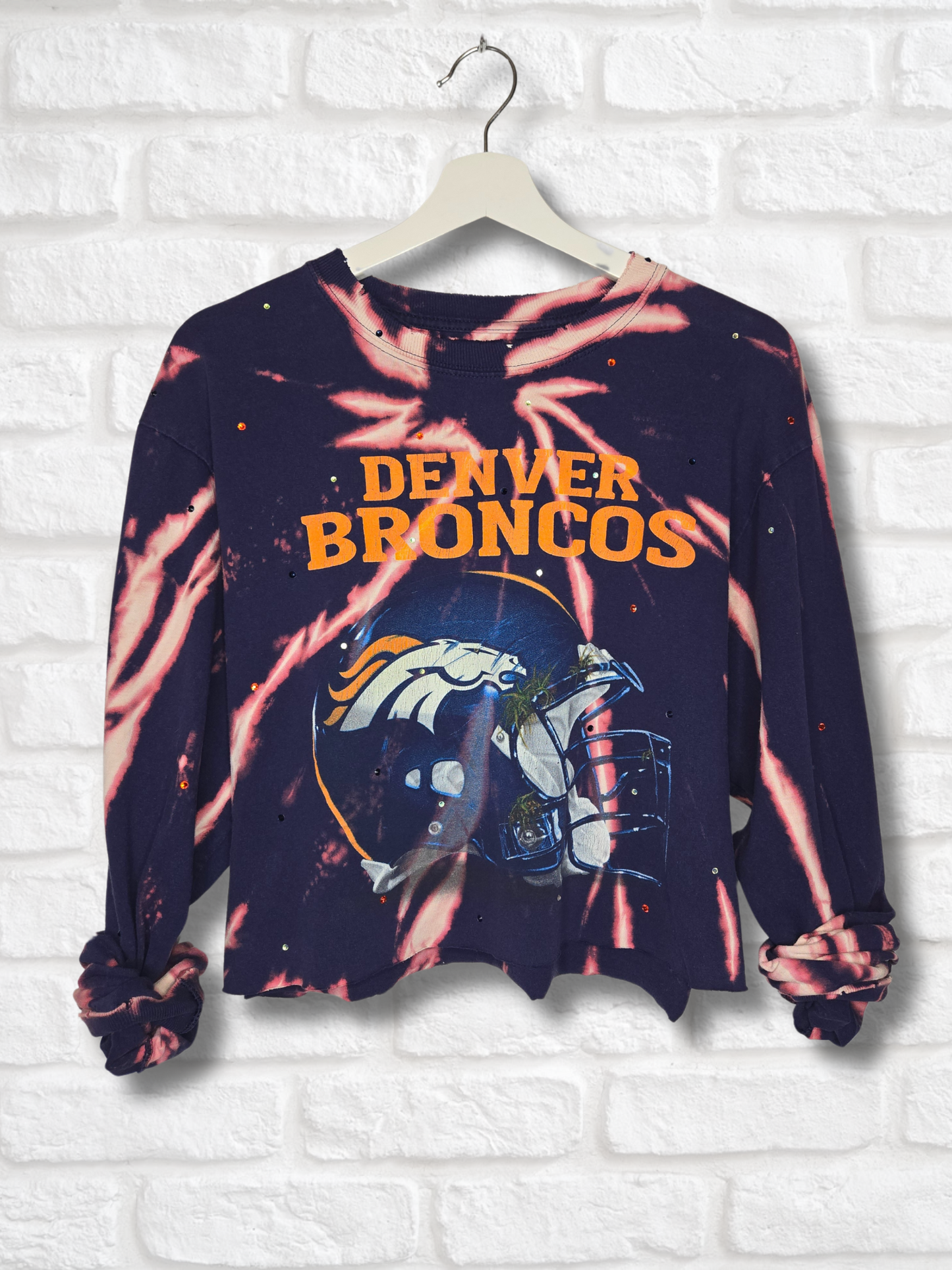 Denver Broncos Crop Tee