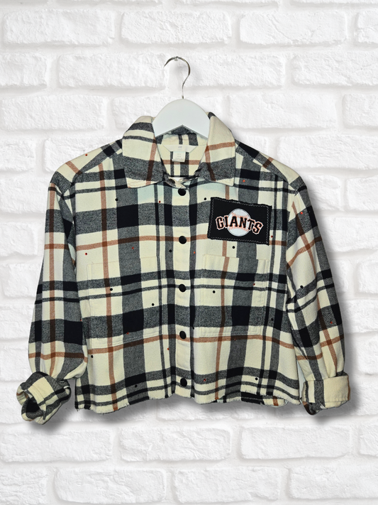 San Francisco Giants Crop Flannel