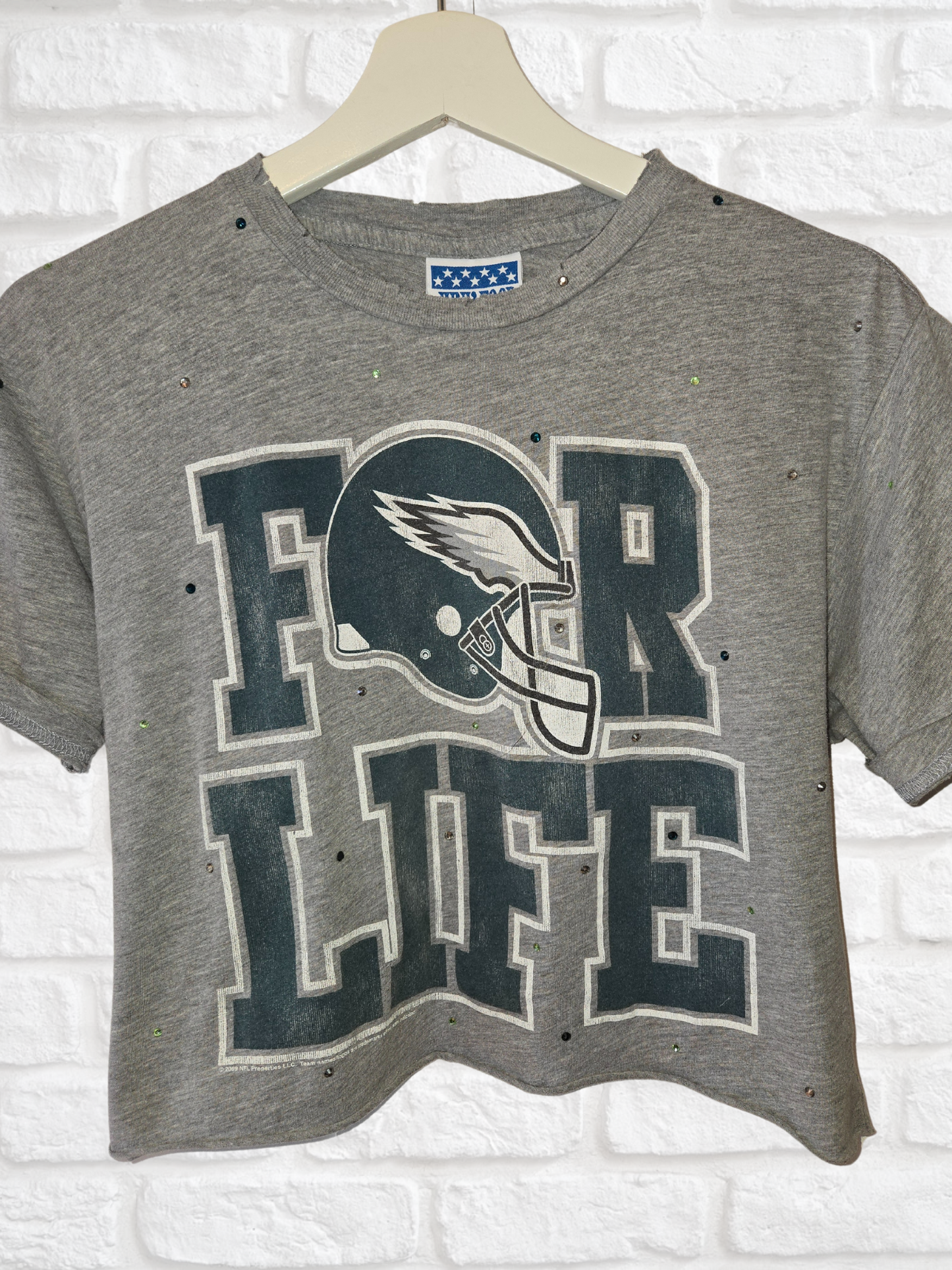 Philadelphia Eagles Crop Tee