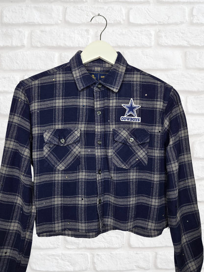 Dallas Cowboys Crop Flannel