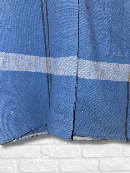 UCLA Bruins Rhinestone Crop Flannel