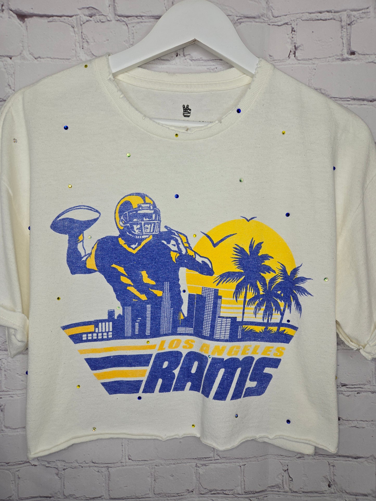 Los Angeles Rams Crop Tee