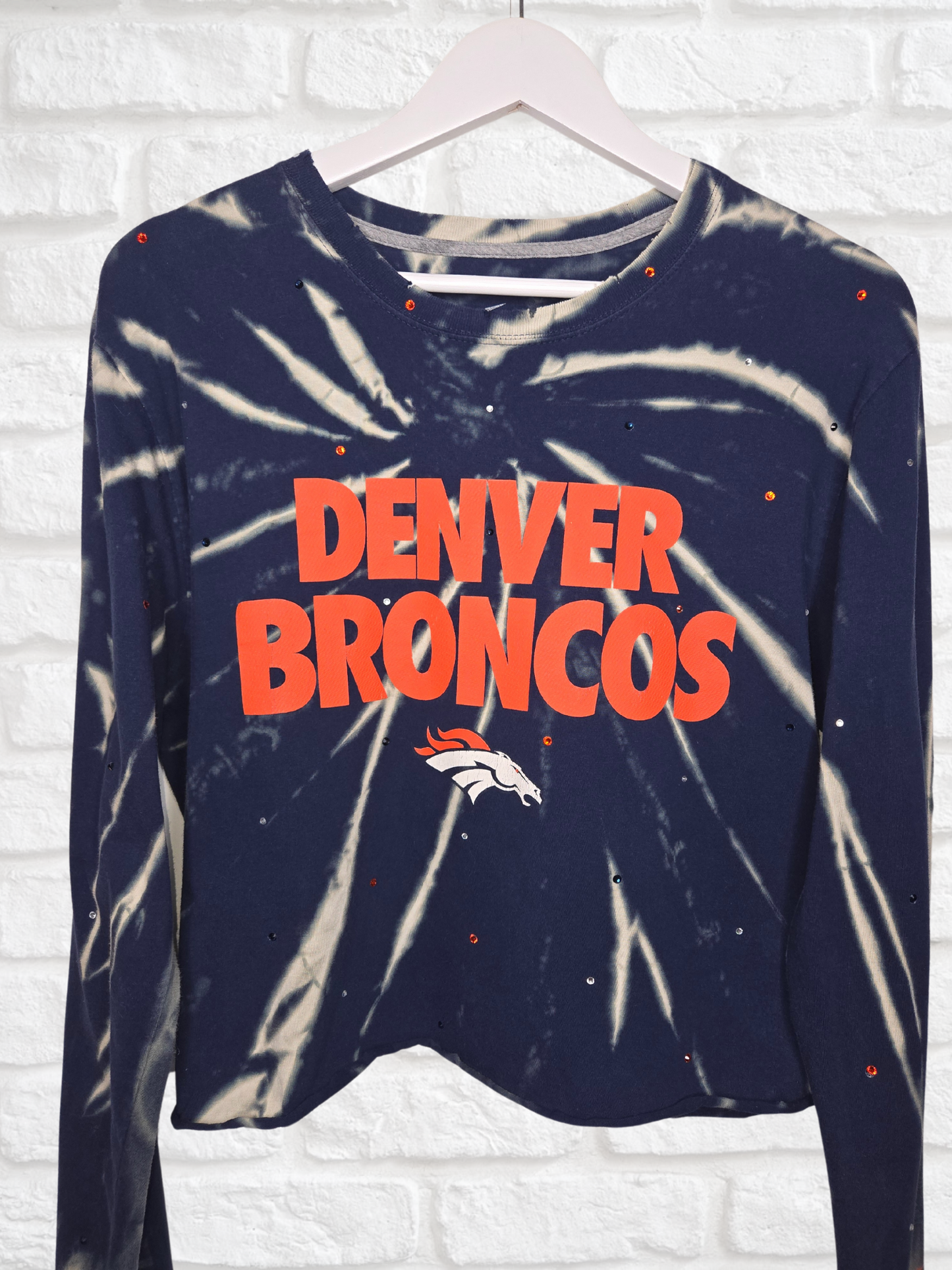 Denver Broncos Crop Tee