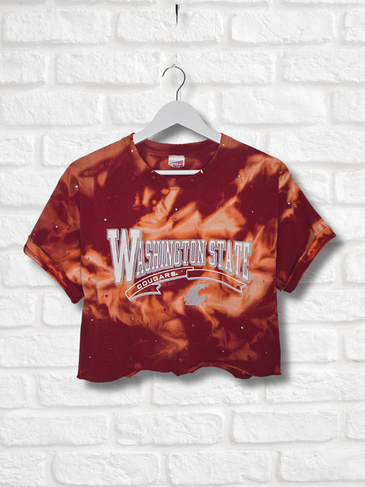 Washington State Cougars Crop Tee