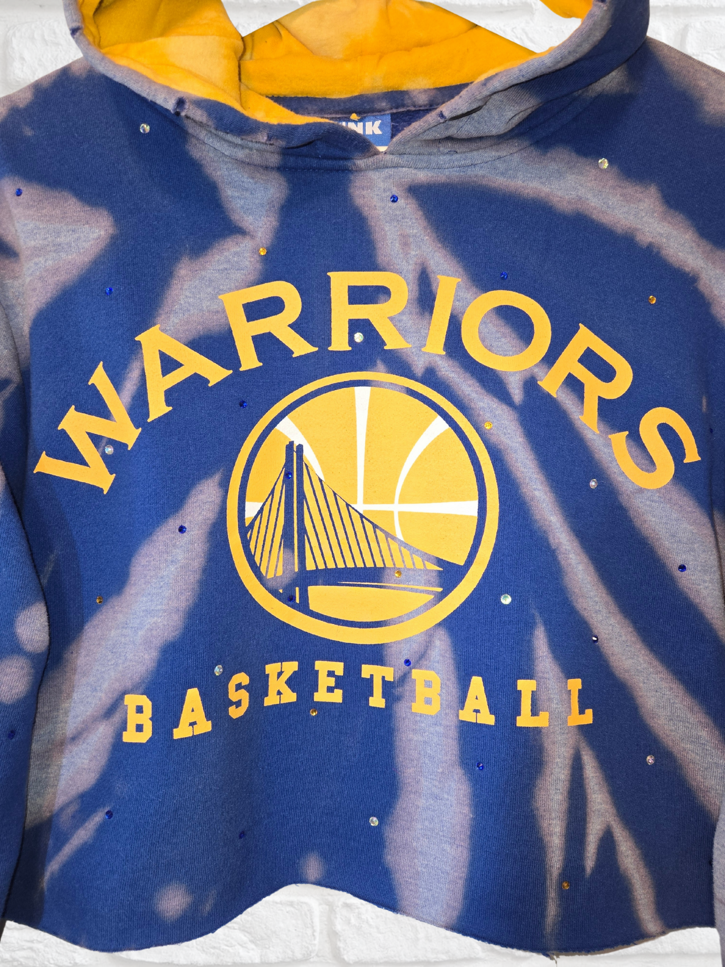 Golden State Warriors Crop Hoodie