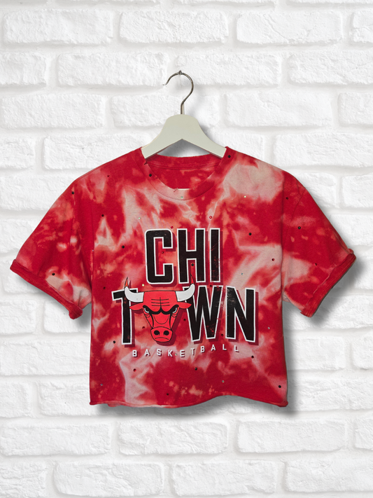 Chicago Bulls Crop Tee