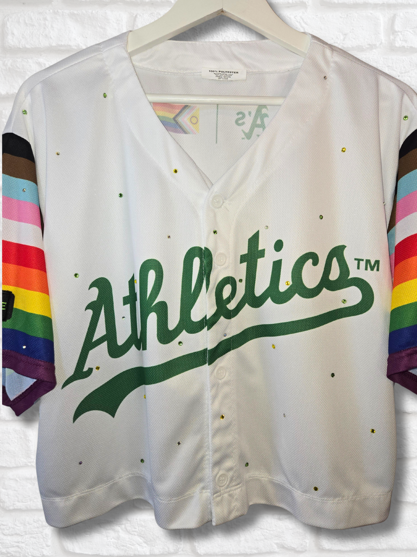 Oakland Athletics Crop Jersey
