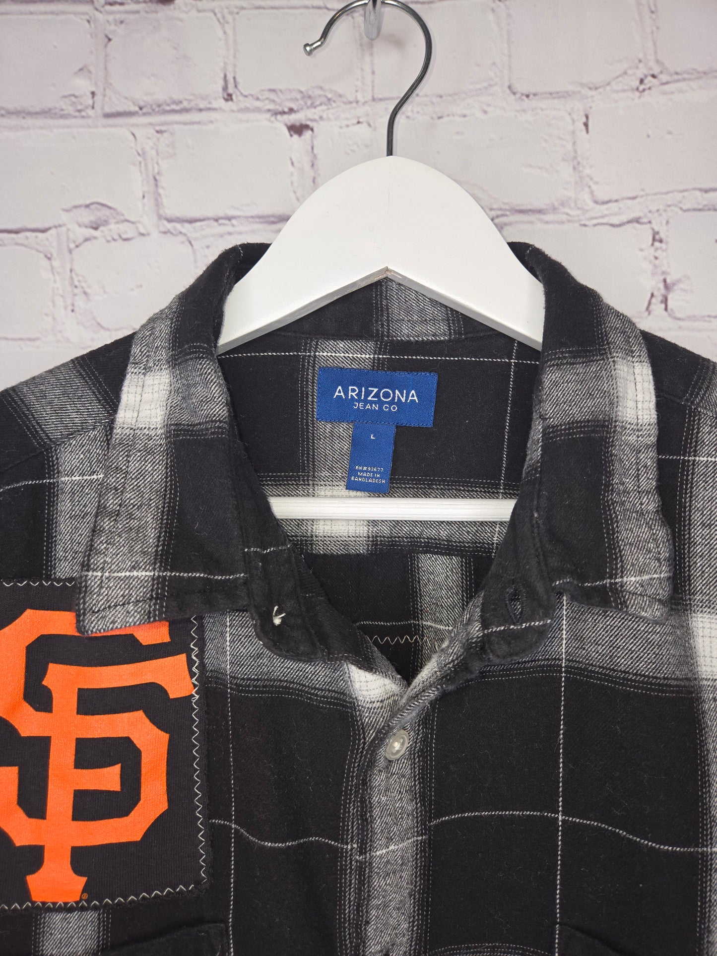 San Francisco Giants Crop Flannel