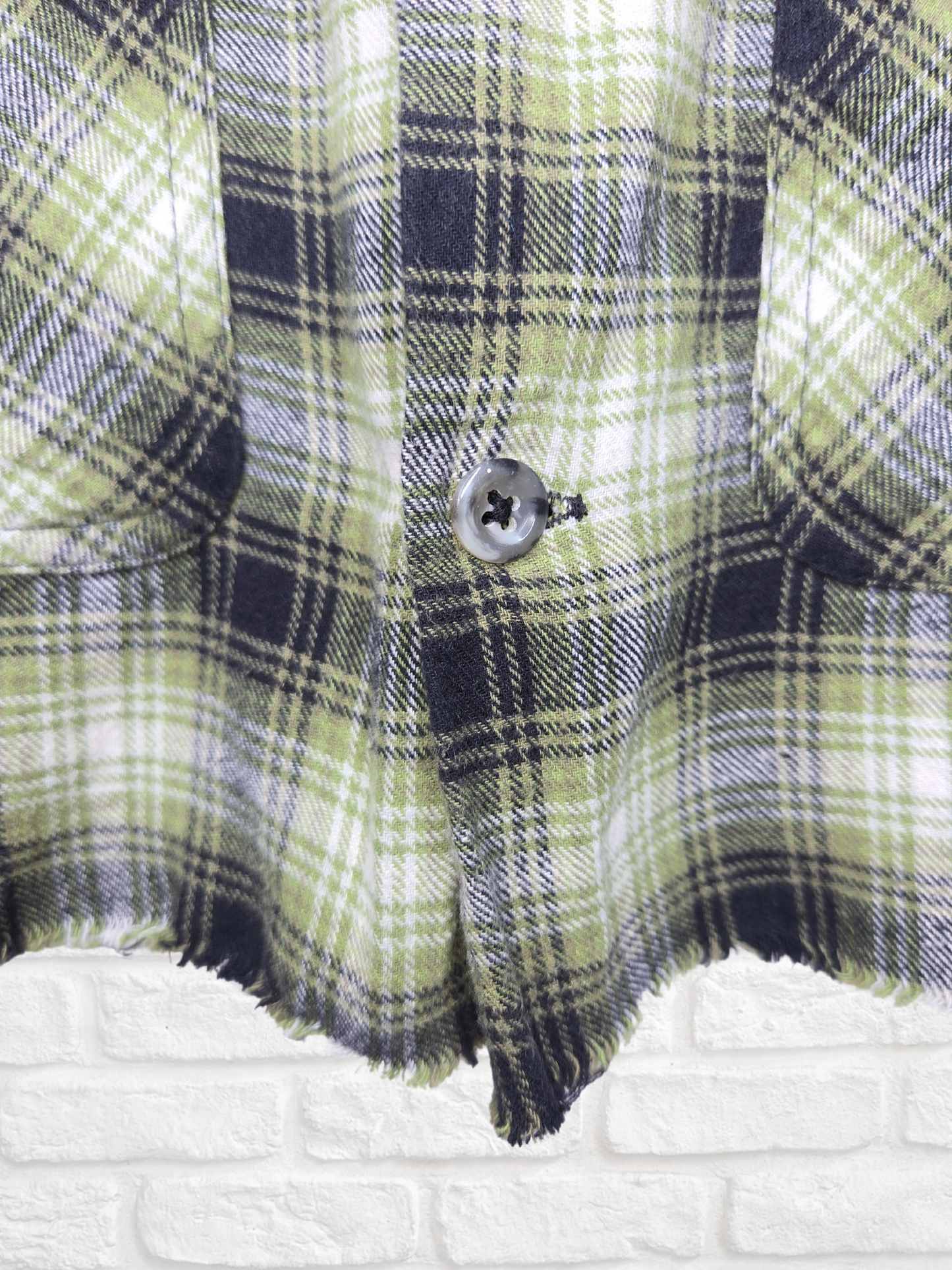 Green Bay Packers Crop Flannel