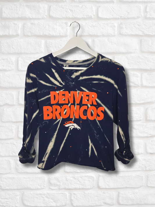 Denver Broncos Crop Tee