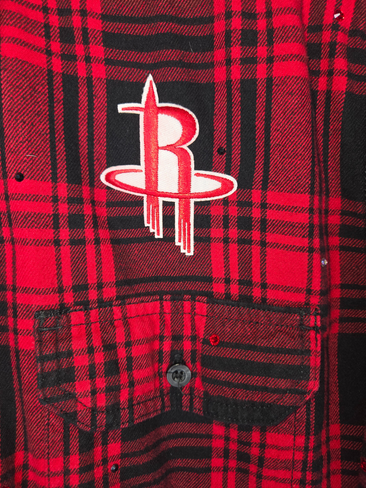 Houston Rockets Crop Flannel