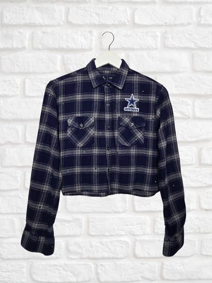 Dallas Cowboys Crop Flannel