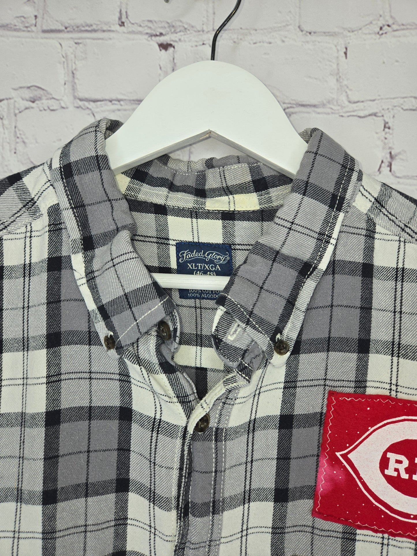 Cincinnati Reds Crop Flannel