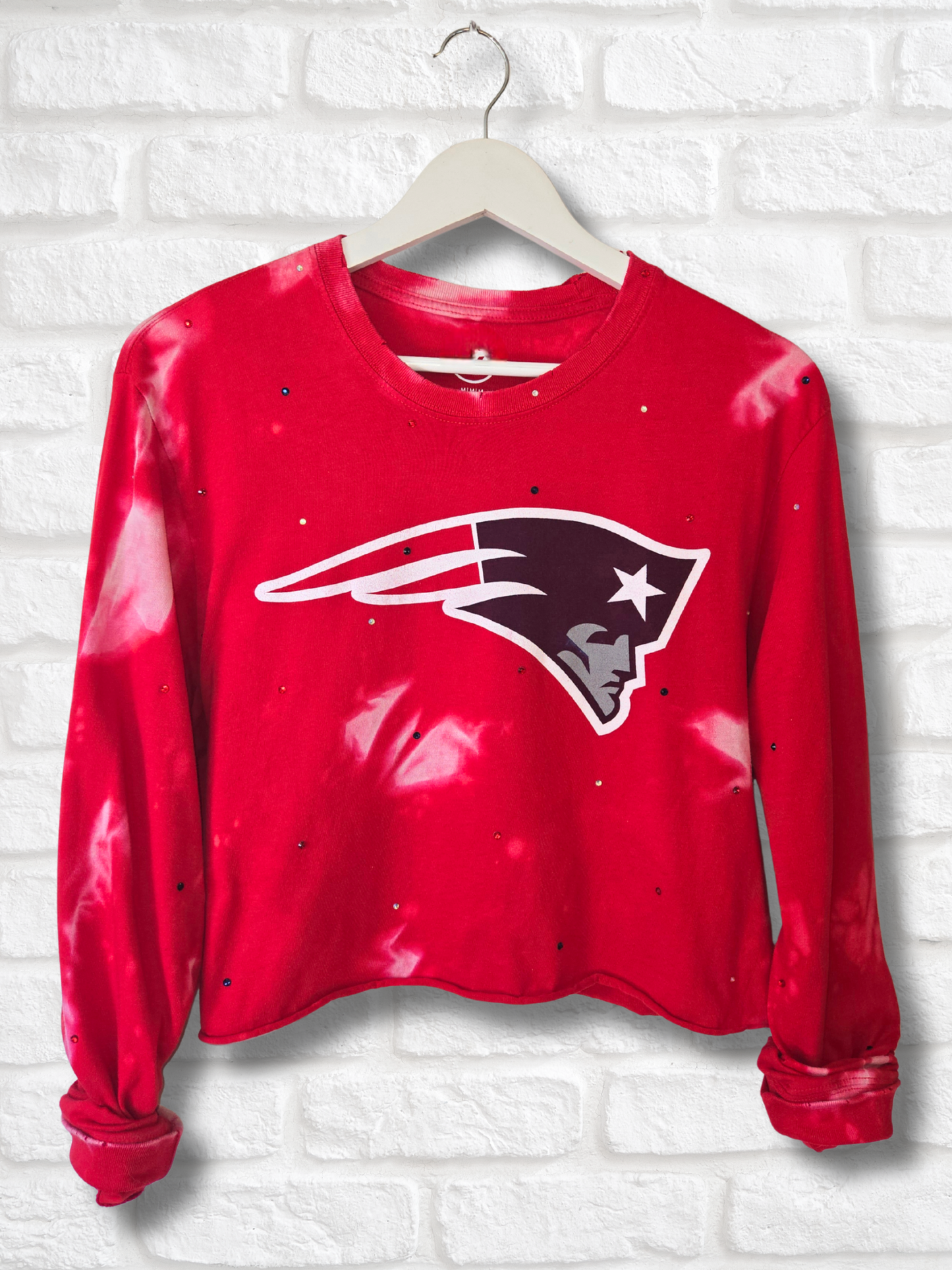 New England Patriots Crop Top