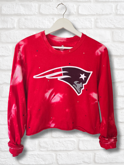New England Patriots Crop Top