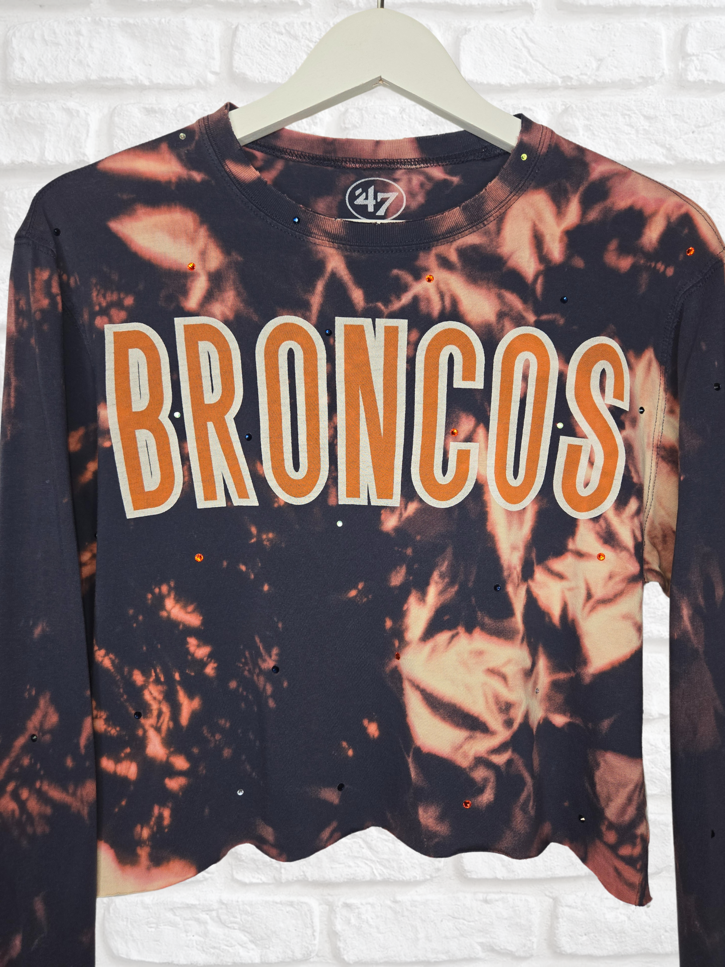 Denver Broncos Crop Tee