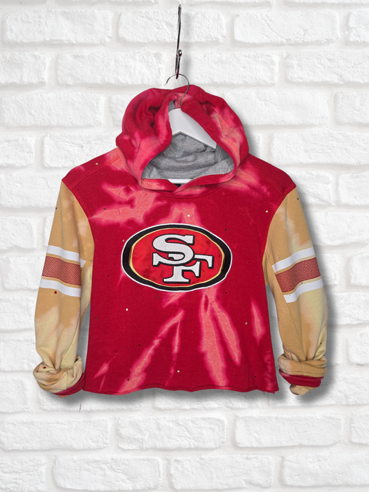 San Francisco 49ers Crop Hoodie