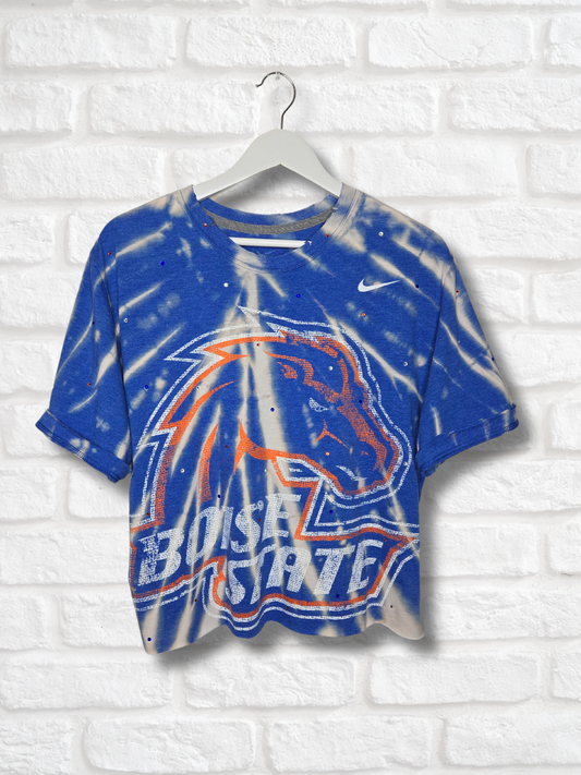 Boise State Broncos Crop Tee