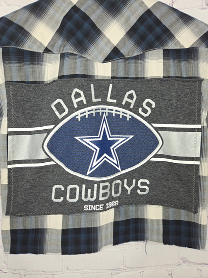 Dallas Cowboys Crop Flannel