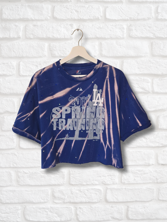 Los Angeles Dodgers Crop Tee
