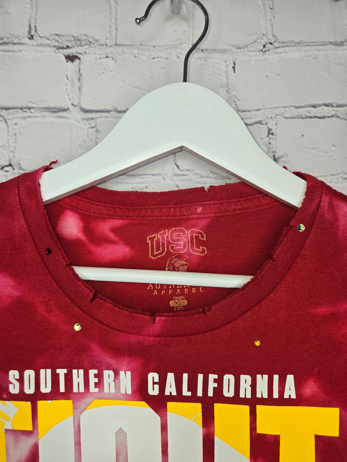 USC Trojans Crop Tee