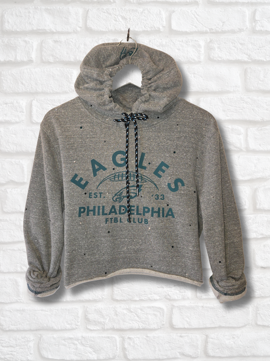 Philadelphia Eagles Crop Hoodie