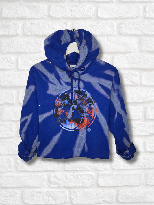 Philadelphia 76ers Crop Hoodie
