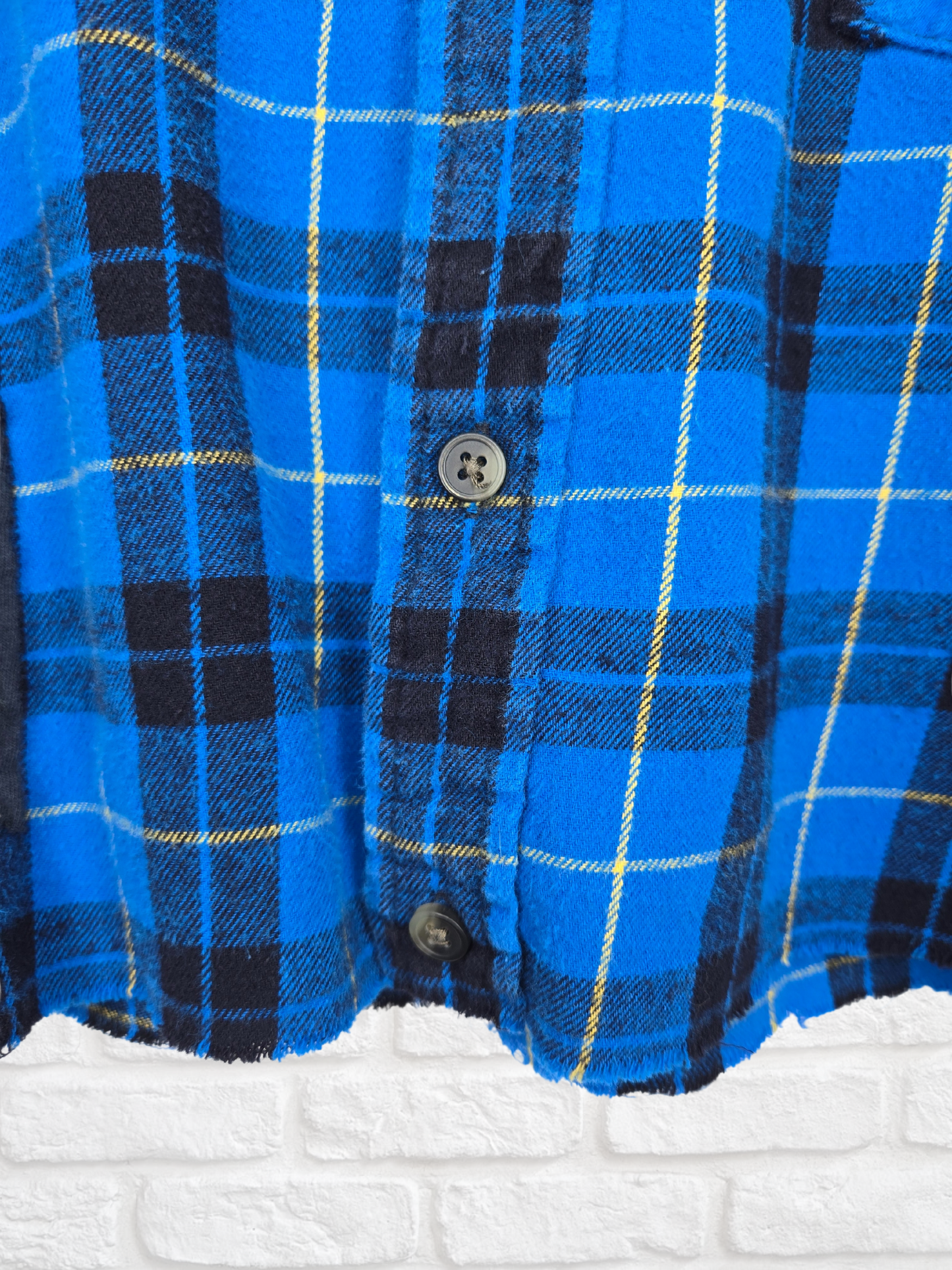 Carolina Panthers Crop Flannel