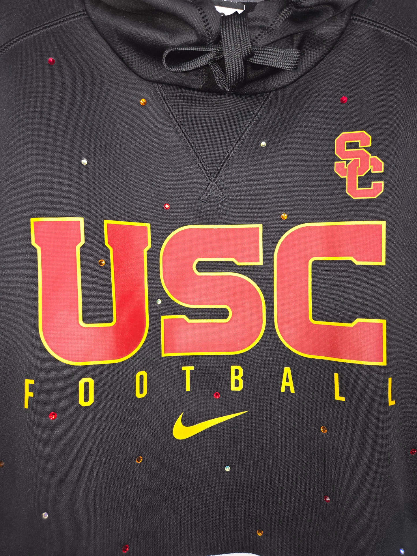 USC Trojans Crop Hoodie