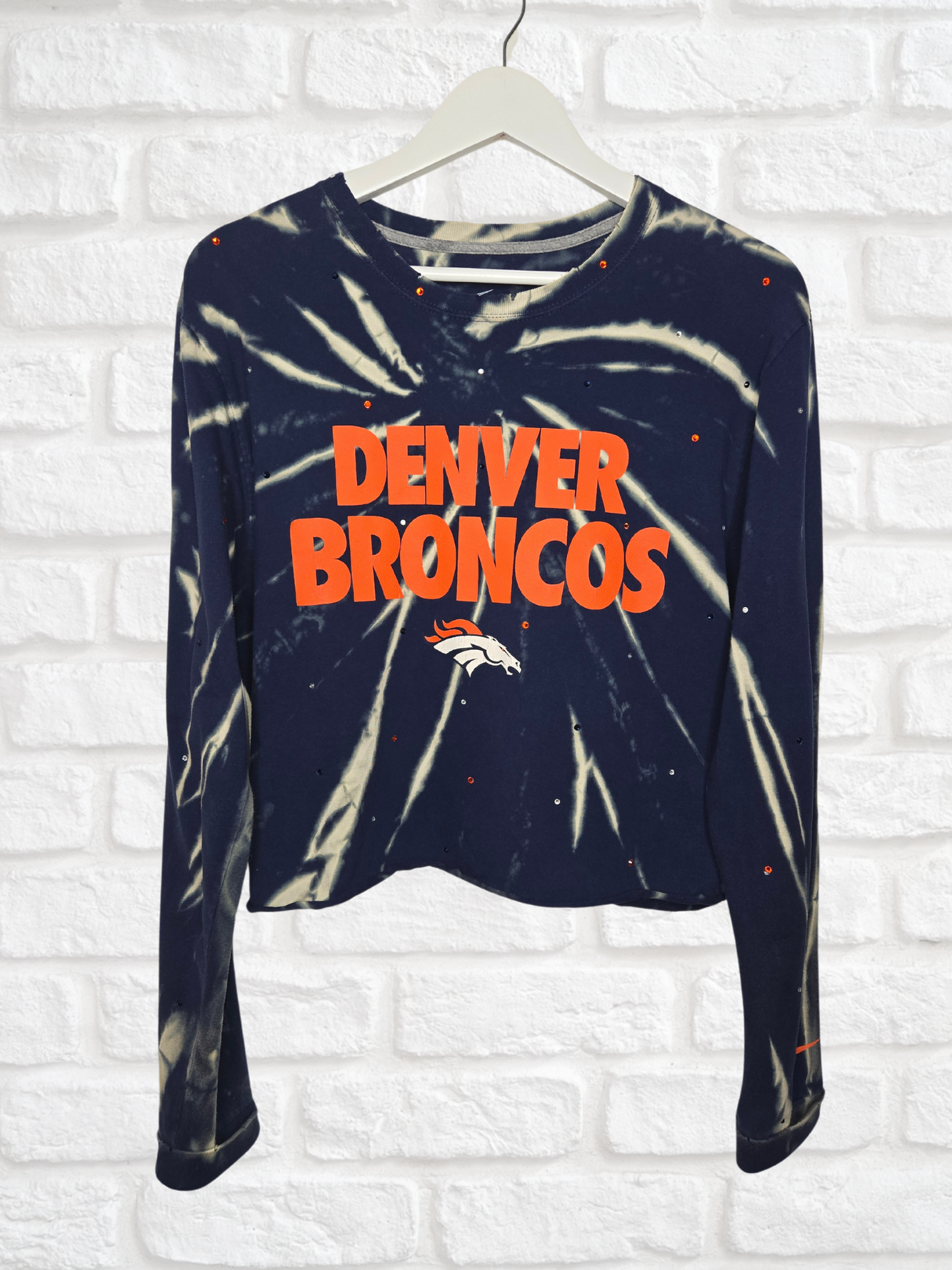 Denver Broncos Crop Tee