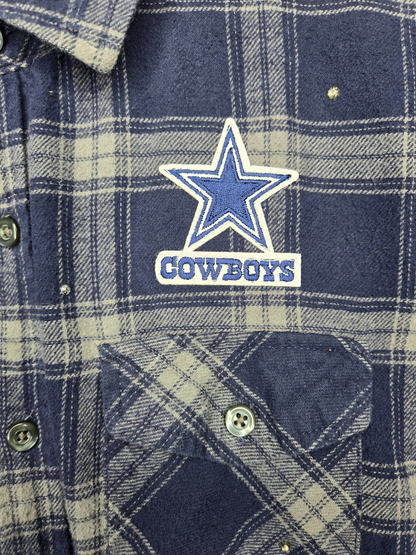 Dallas Cowboys Crop Flannel