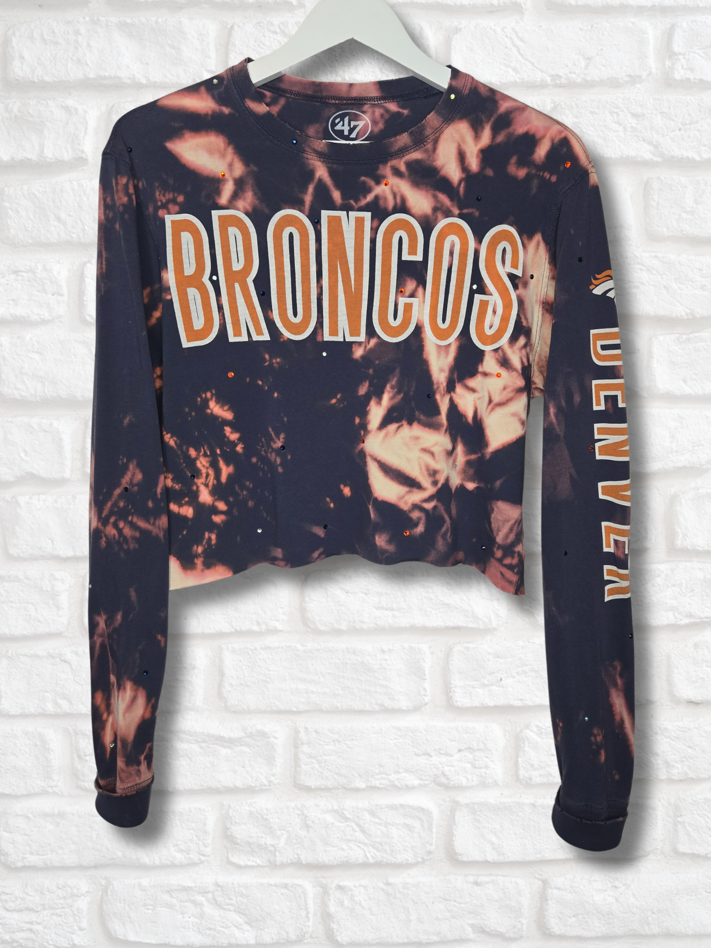 Denver Broncos Crop Tee