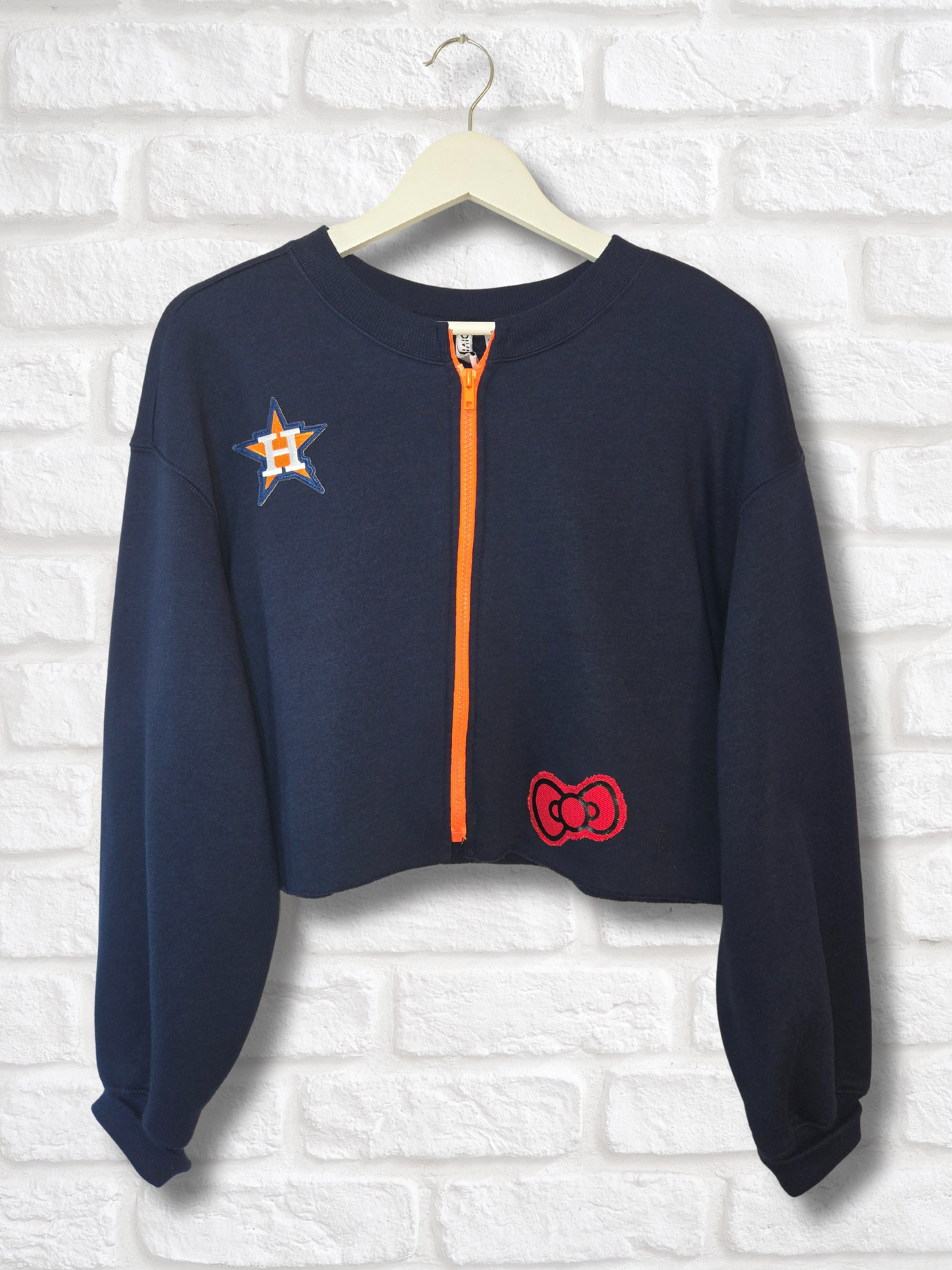Houston Astros Crop HK Sweatshirt