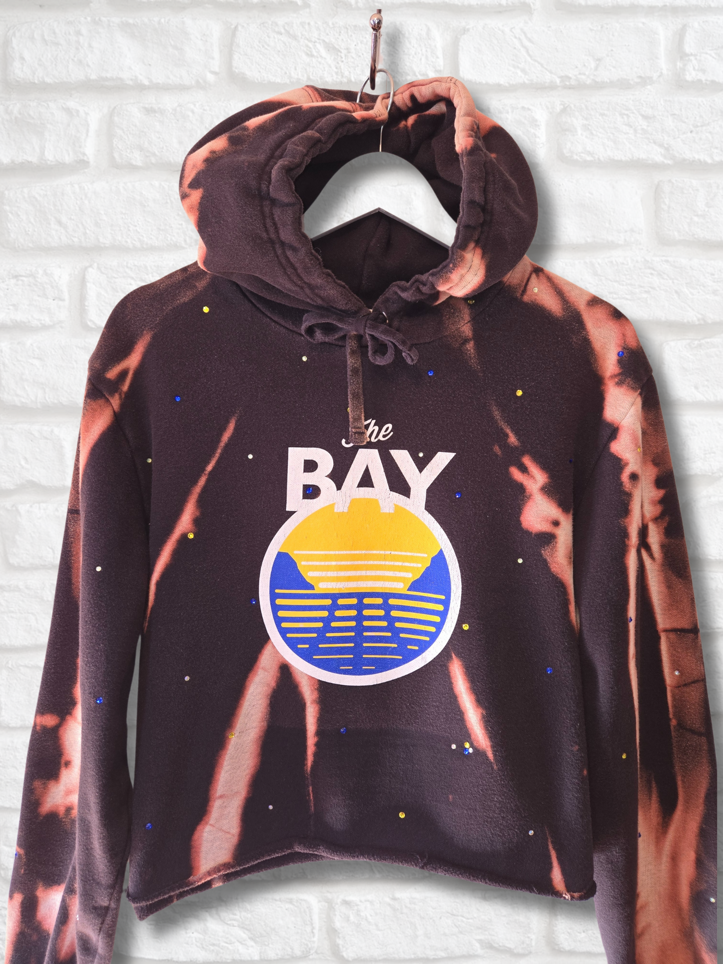 Golden State Warriors Crop Hoodie