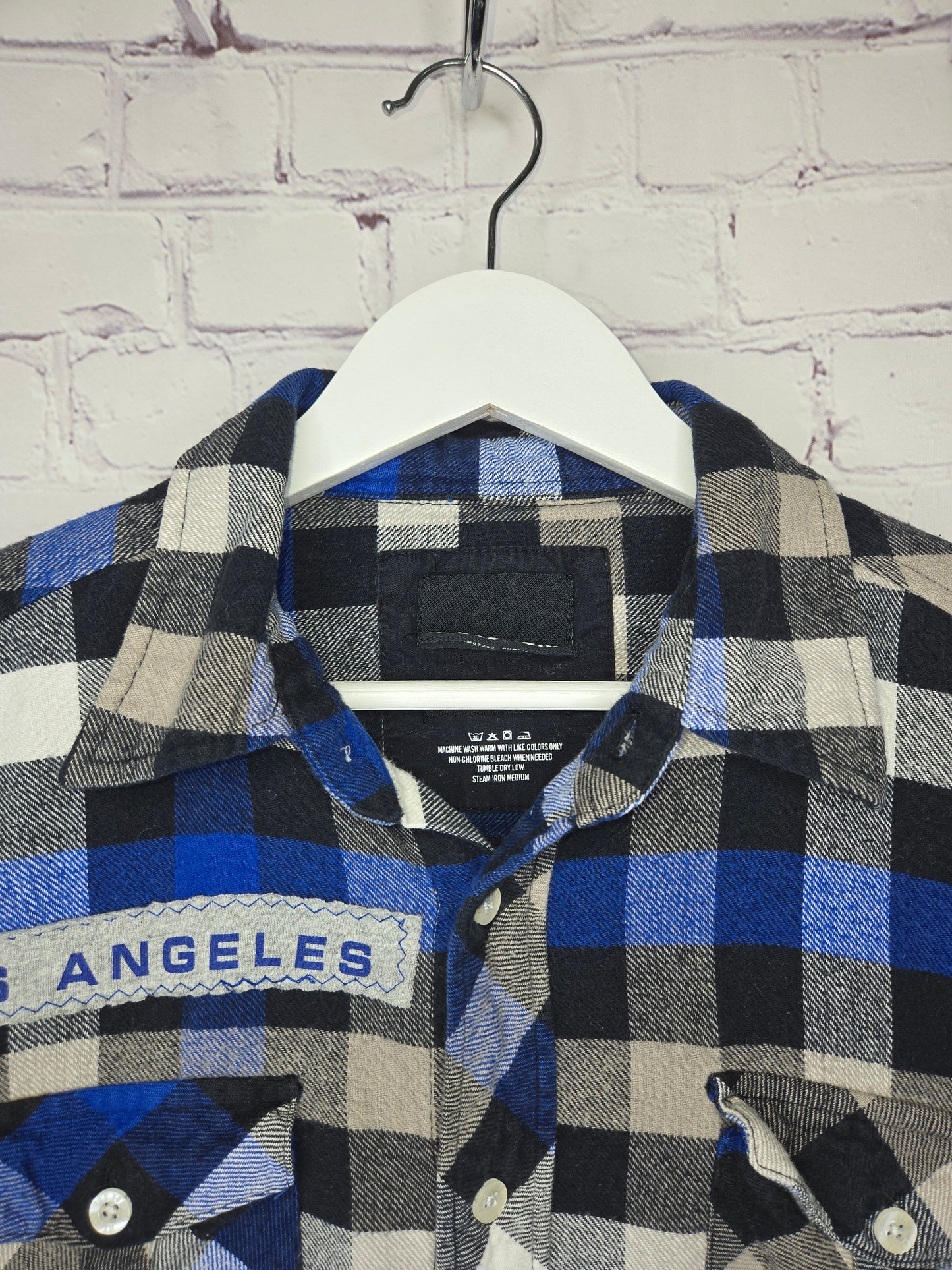 Los Angeles Dodgers Crop Flannel