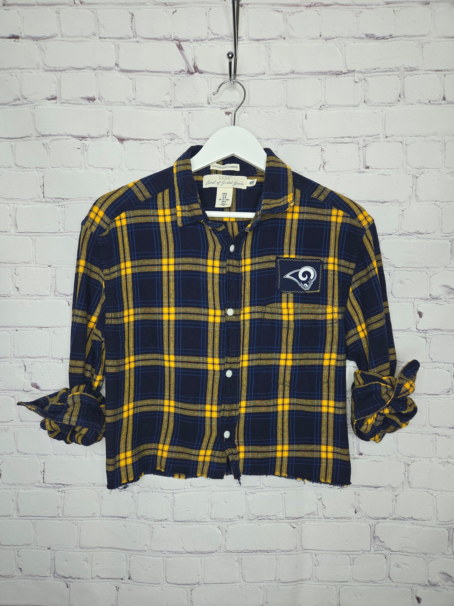 Los Angeles Rams Crop Flannel