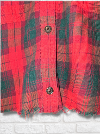 Milwaukee Bucks Crop Flannel