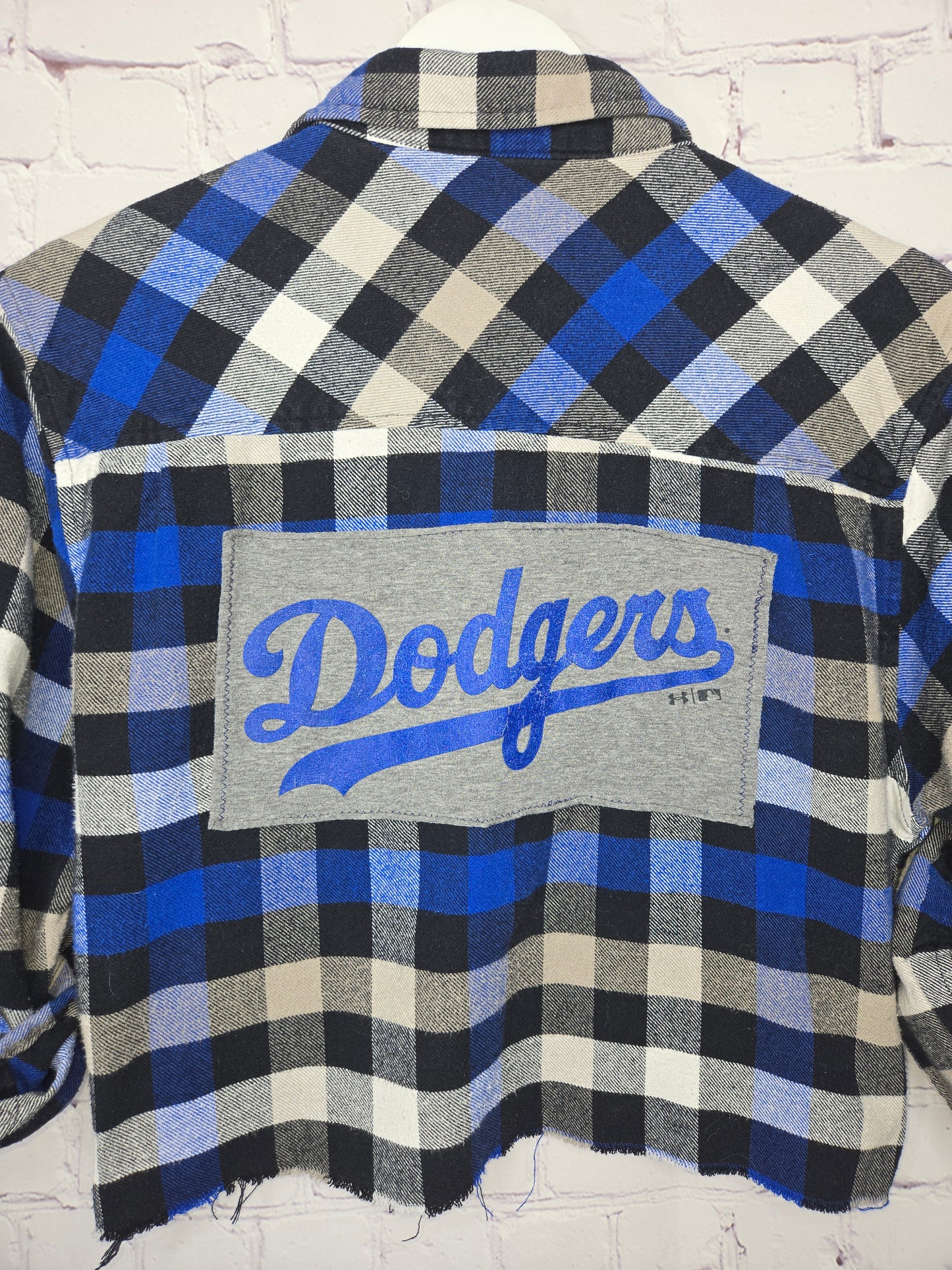 Los Angeles Dodgers Crop Flannel