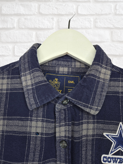 Dallas Cowboys Crop Flannel