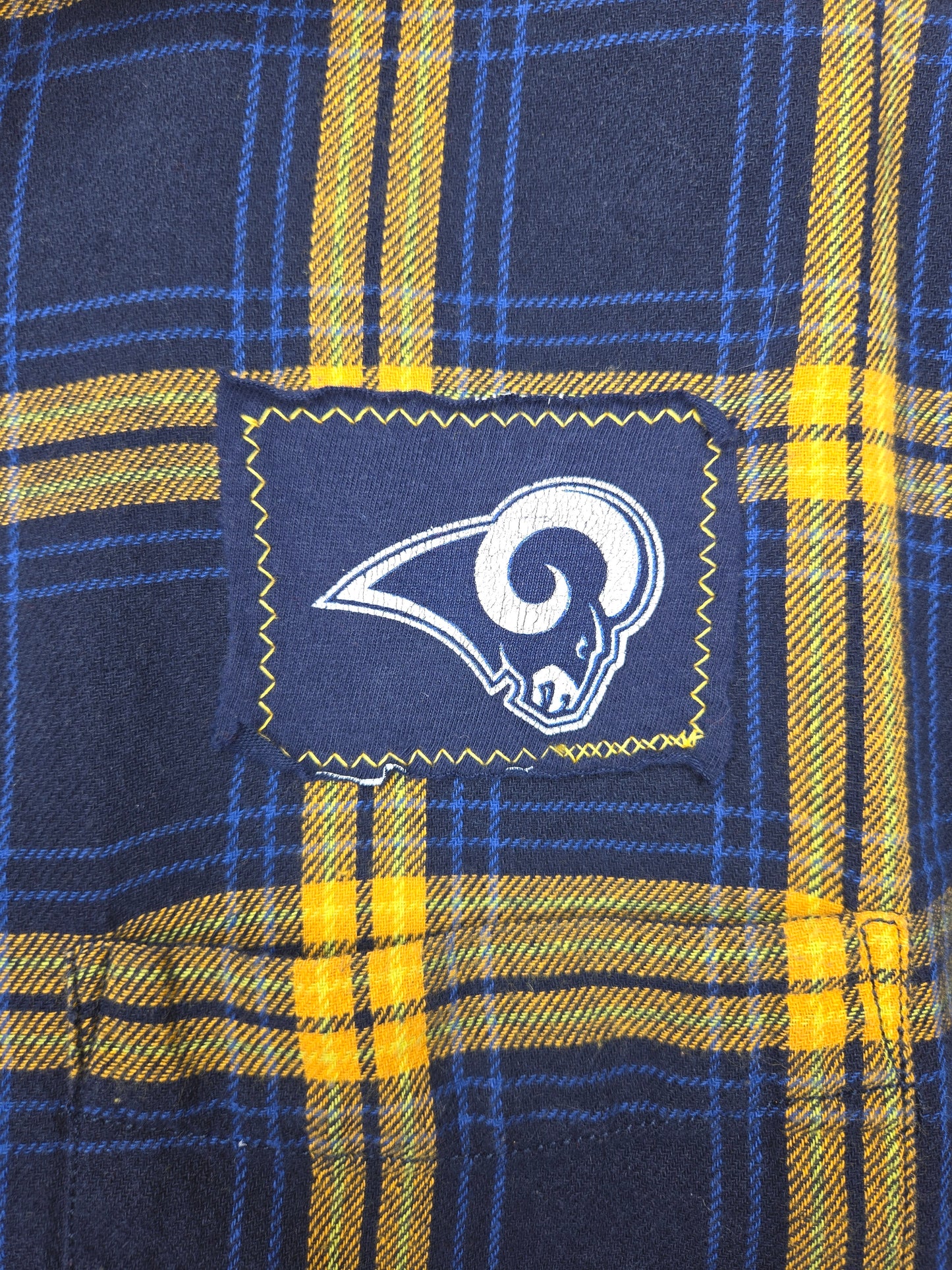 Los Angeles Rams Crop Flannel