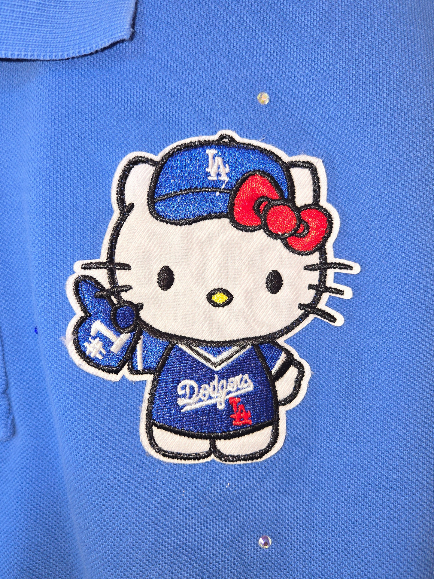 Los Angeles Dodgers Crop HK Polo